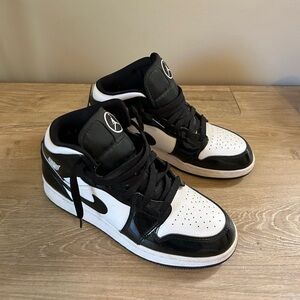 Metallic Black Jordan 1s